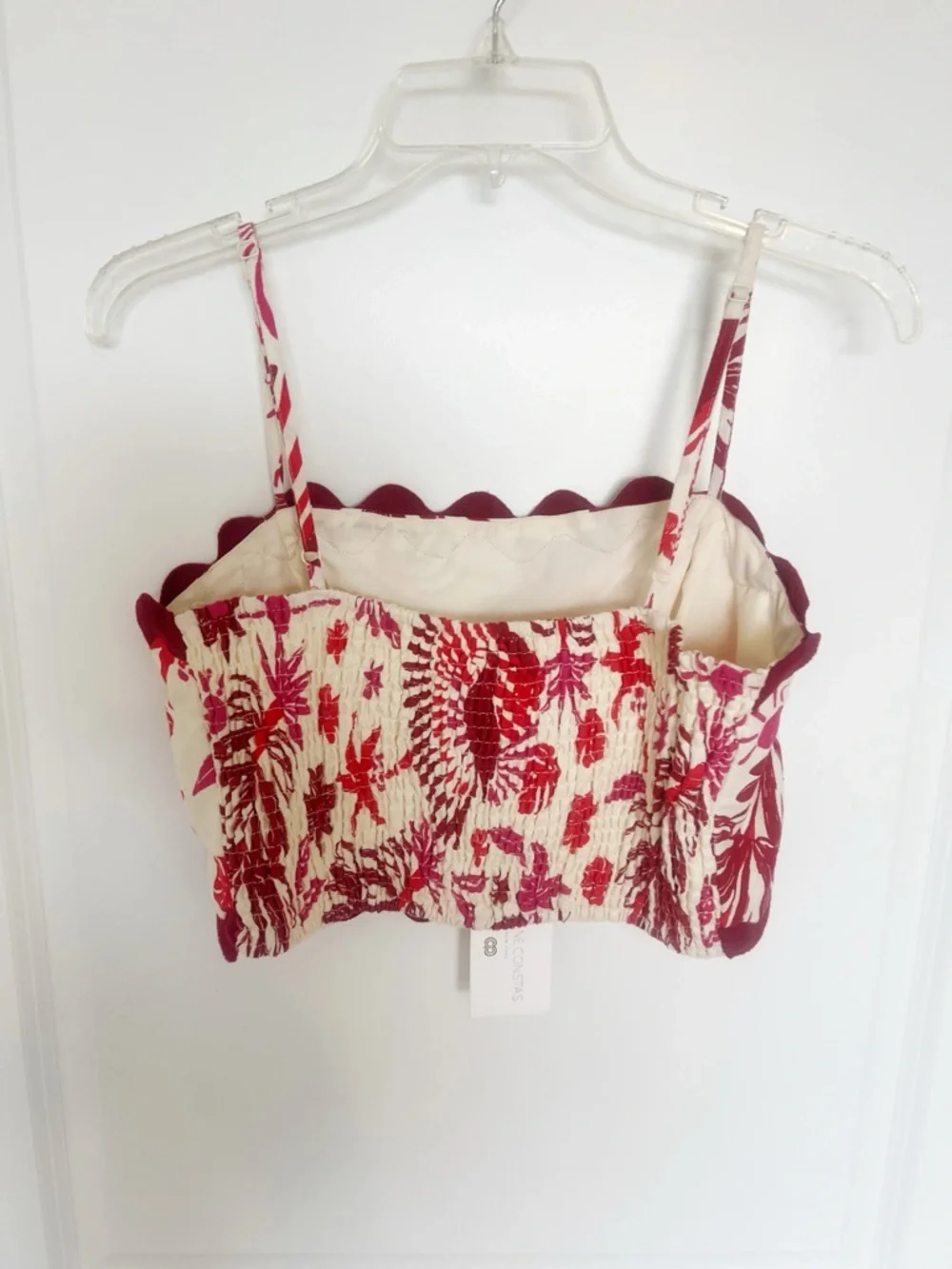 Medium NWT Caroline Constas Parrot Crop Top